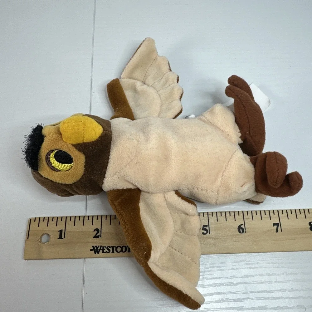 Disney OWL Mini Bean Bag Plush Winnie The Pooh Stuffed Beanie Vintage